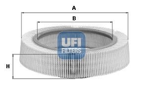 Filtr powietrza UFI 30.896.00