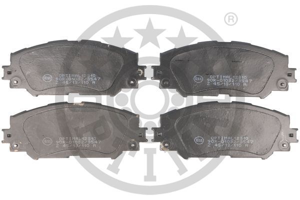 Zestaw klocków hamulcowych, hamulce tarczowe OPTIMAL BP-12310
