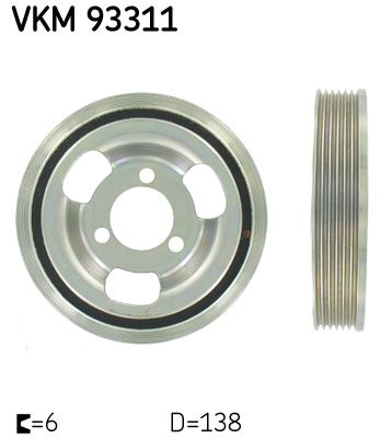 Koło pasowe, wał korbowy SKF VKM93311