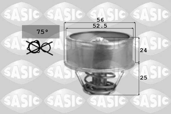 Termostat, płyn chłodzący SASIC 3371261