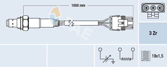 Sonda lambda FAE 77119