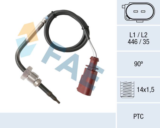 czujnik, temperatura spalin FAE 68011