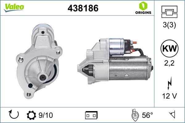 Rozrusznik VALEO 438186