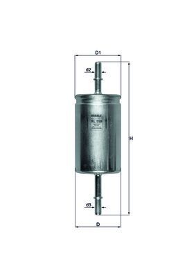 Filtr paliwa MAHLE KL559
