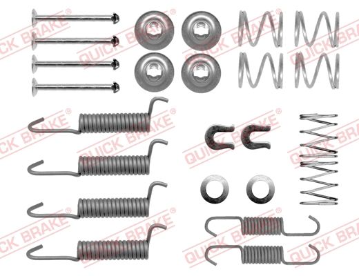 Zestaw akcesoriów, szczęki hamulcowe hamulca postojowego QUICK BRAKE 105-0016