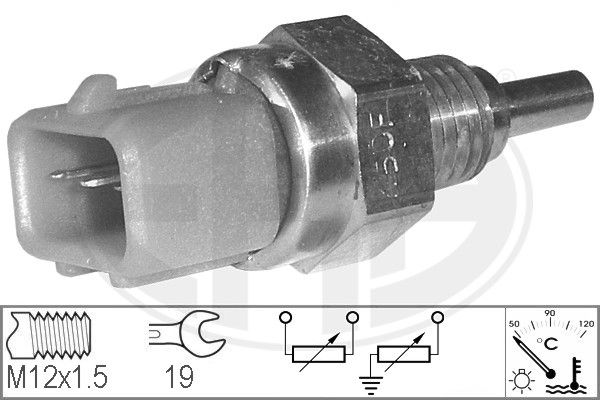 Czujnik, temperatura płynu chłodzącego ERA 330635