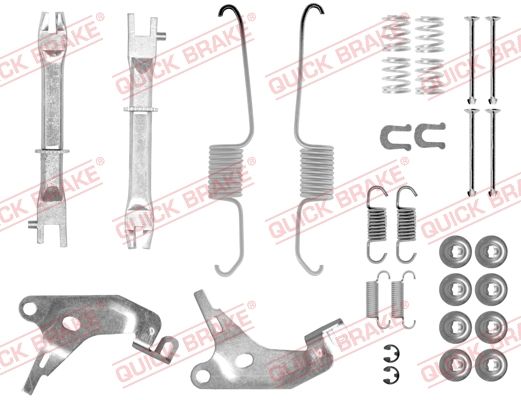 Zestaw akcesoriów, szczęki hamulcowe QUICK BRAKE 105-0003S