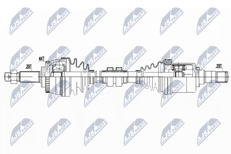Wał napędowy NTY NPW-NS-060