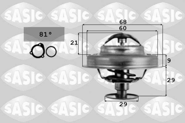 Termostat, płyn chłodzący SASIC 3371641