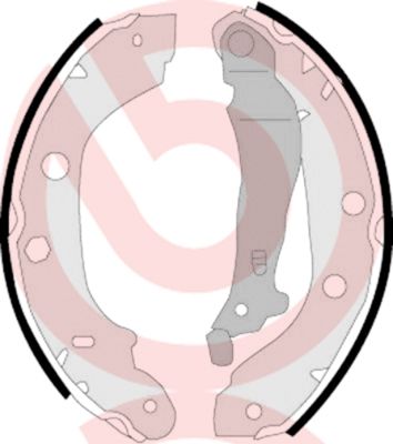 Zestaw szczęk hamulcowych BREMBO S 56 509