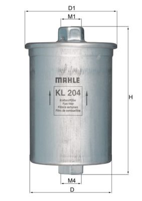Filtr paliwa MAHLE KL204
