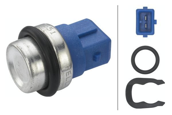 Czujnik, temperatura płynu chłodzącego HELLA 6pt 009 107-551
