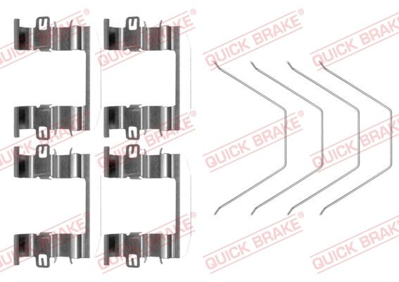 Zestaw akcesoriów, klocki hamulcowe QUICK BRAKE 109-0016