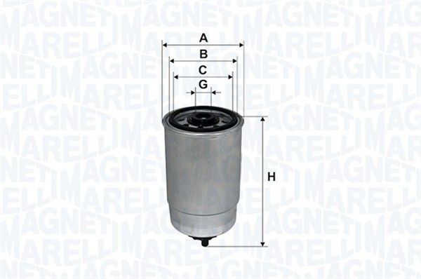 Filtr paliwa MAGNETI MARELLI 153071760102
