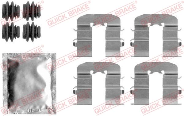 Zestaw akcesoriów, klocki hamulcowe QUICK BRAKE 109-1814