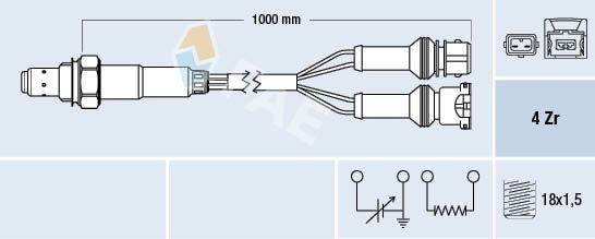 Sonda lambda FAE 77124