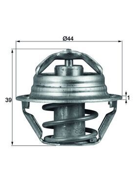 Termostat, płyn chłodzący MAHLE TX 90 82D