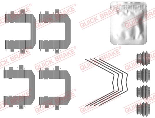 Zestaw akcesoriów, klocki hamulcowe QUICK BRAKE 109-0131