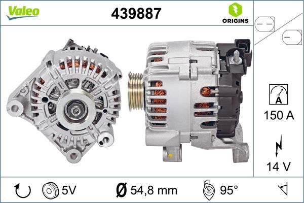 Alternator VALEO 439887