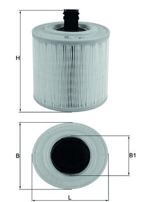 Filtr powietrza KNECHT LX 3015/14