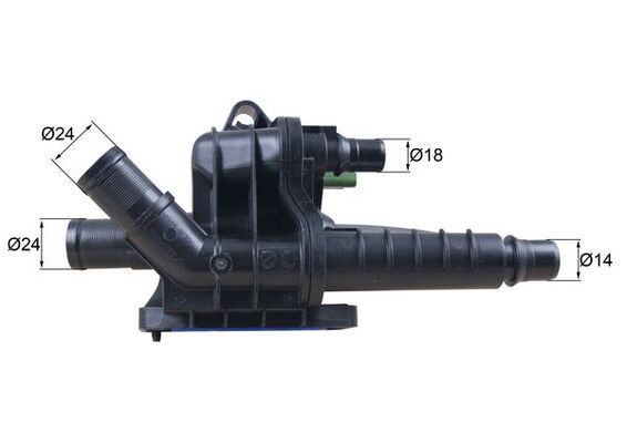 Termostat, płyn chłodzący MAHLE TH6683