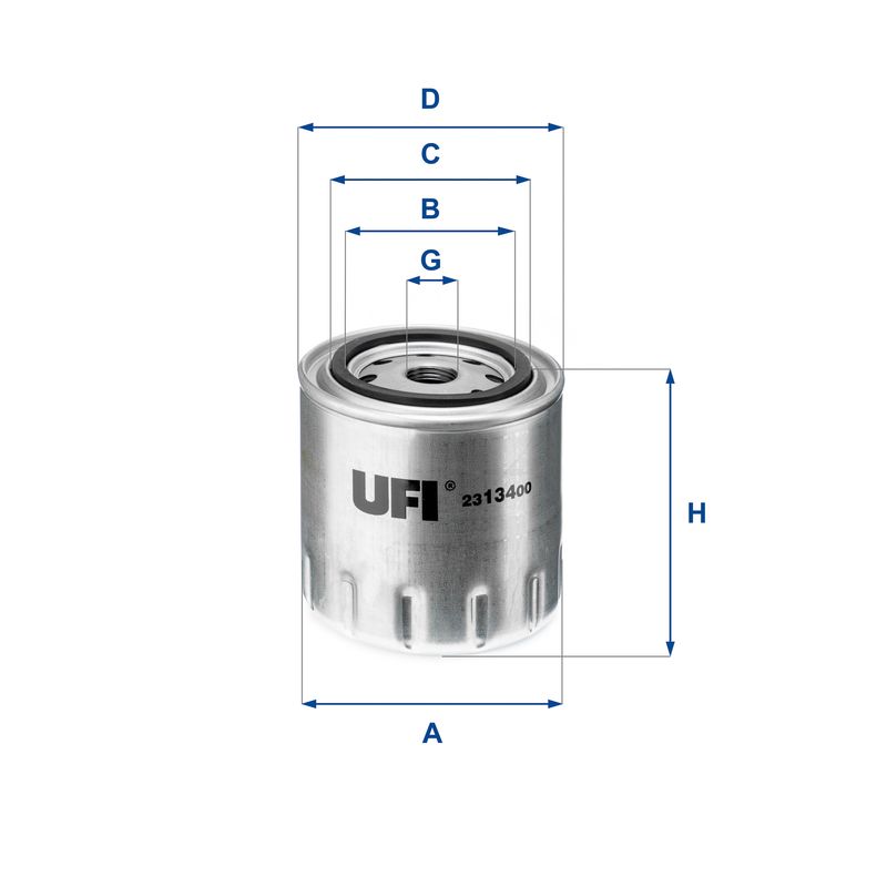 Filtr oleju UFI 23.134.00