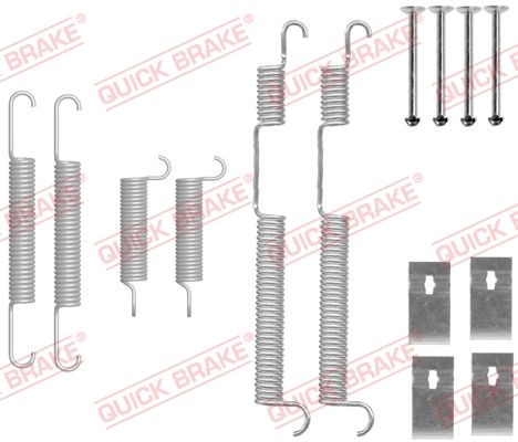 Zestaw akcesoriów, szczęki hamulcowe QUICK BRAKE 105-0844