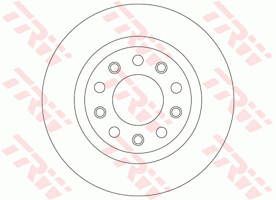 Tarcza hamulcowa TRW DF8070