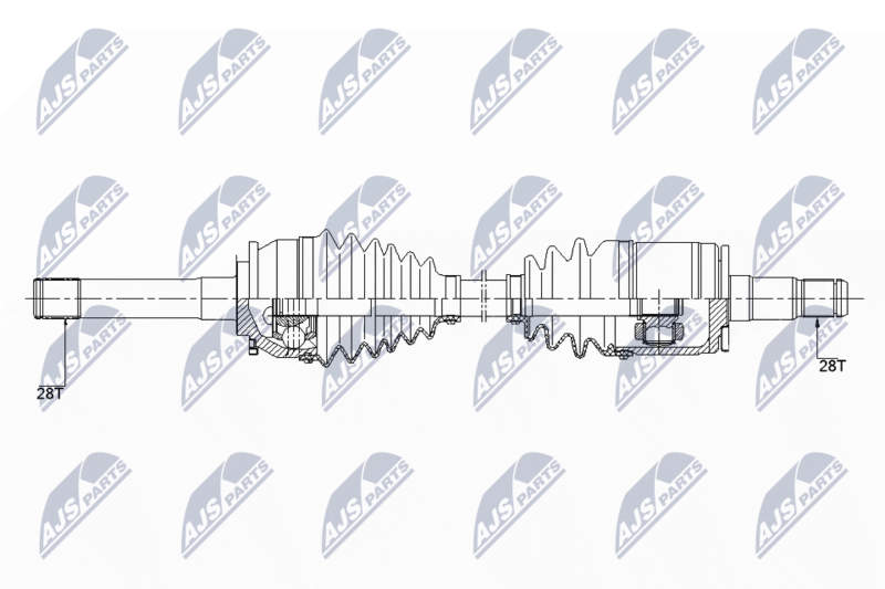 Wał napędowy NTY NPW-MS-059