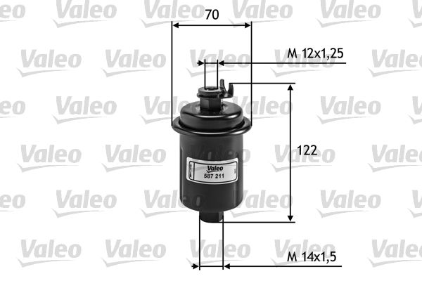Filtr paliwa VALEO 587211