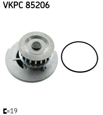 Pompa wody, chłodzenie silnika SKF VKPC 85206