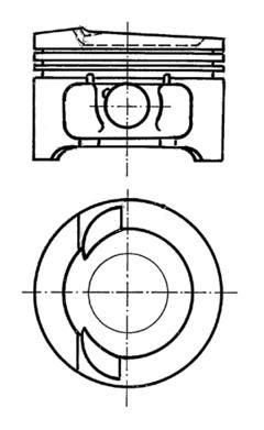 Tłok KOLBENSCHMIDT 91033600