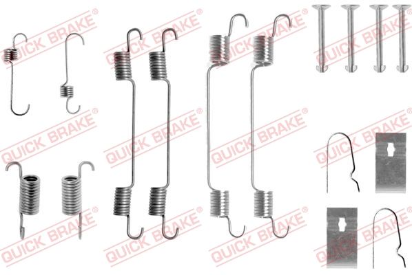 Zestaw akcesoriów, szczęki hamulcowe QUICK BRAKE 105-0722