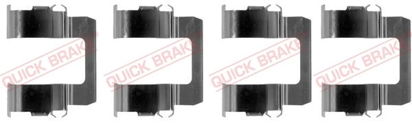 Zestaw akcesoriów, klocki hamulcowe QUICK BRAKE 109-1102