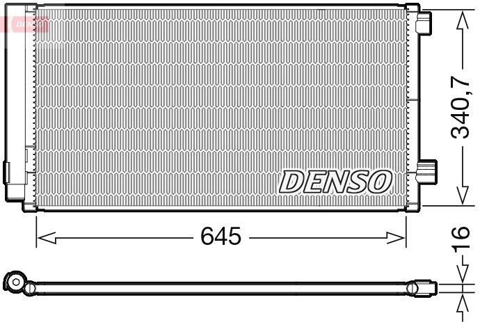Skraplacz, klimatyzacja Denso DCN06020