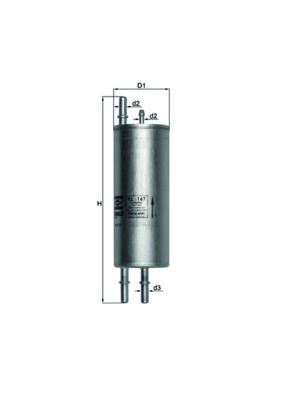 Filtr paliwa MAHLE KL167