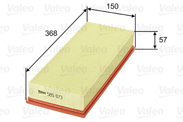Filtr powietrza VALEO 585073