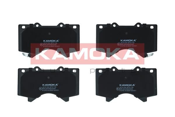 Zestaw klocków hamulcowych, hamulce tarczowe KAMOKA JQ101324