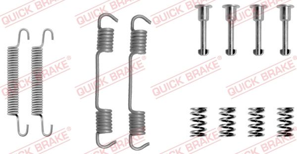 Zestaw akcesoriów, szczęki hamulcowe hamulca postojowego QUICK BRAKE 105-0708
