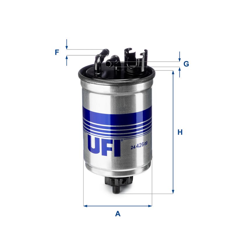 Filtr paliwa UFI 24.426.00