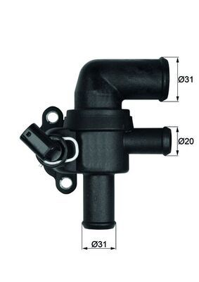 Termostat, płyn chłodzący MAHLE TI5390