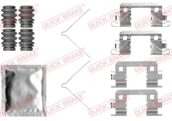 Zestaw akcesoriów, klocki hamulcowe QUICK BRAKE 109-1811