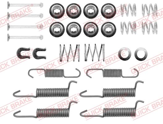 Zestaw akcesoriów, szczęki hamulcowe hamulca postojowego QUICK BRAKE 105-0821