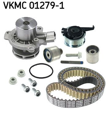 Pompa wody + zestaw paska rozrządu SKF VKMC01279-1