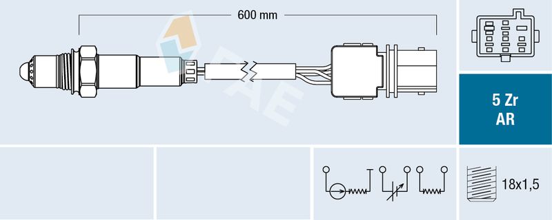 Sonda lambda FAE 75137
