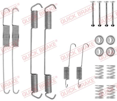 Zestaw akcesoriów, szczęki hamulcowe QUICK BRAKE 105-0689