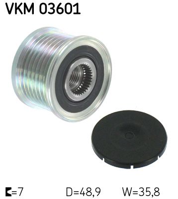 Alternator - sprzęgło jednokierunkowe SKF VKM 03601