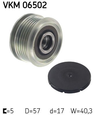 Alternator - sprzęgło jednokierunkowe SKF vkm 06502