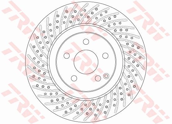 Tarcza hamulcowa TRW DF6433S