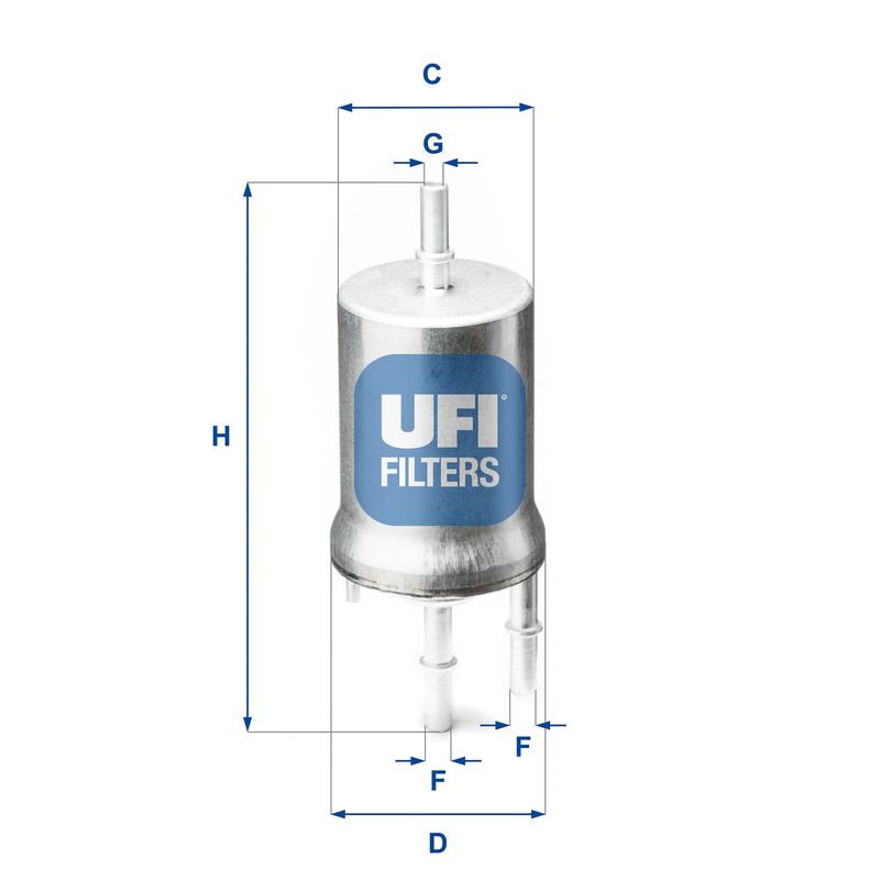 Filtr paliwa UFI 31.845.00